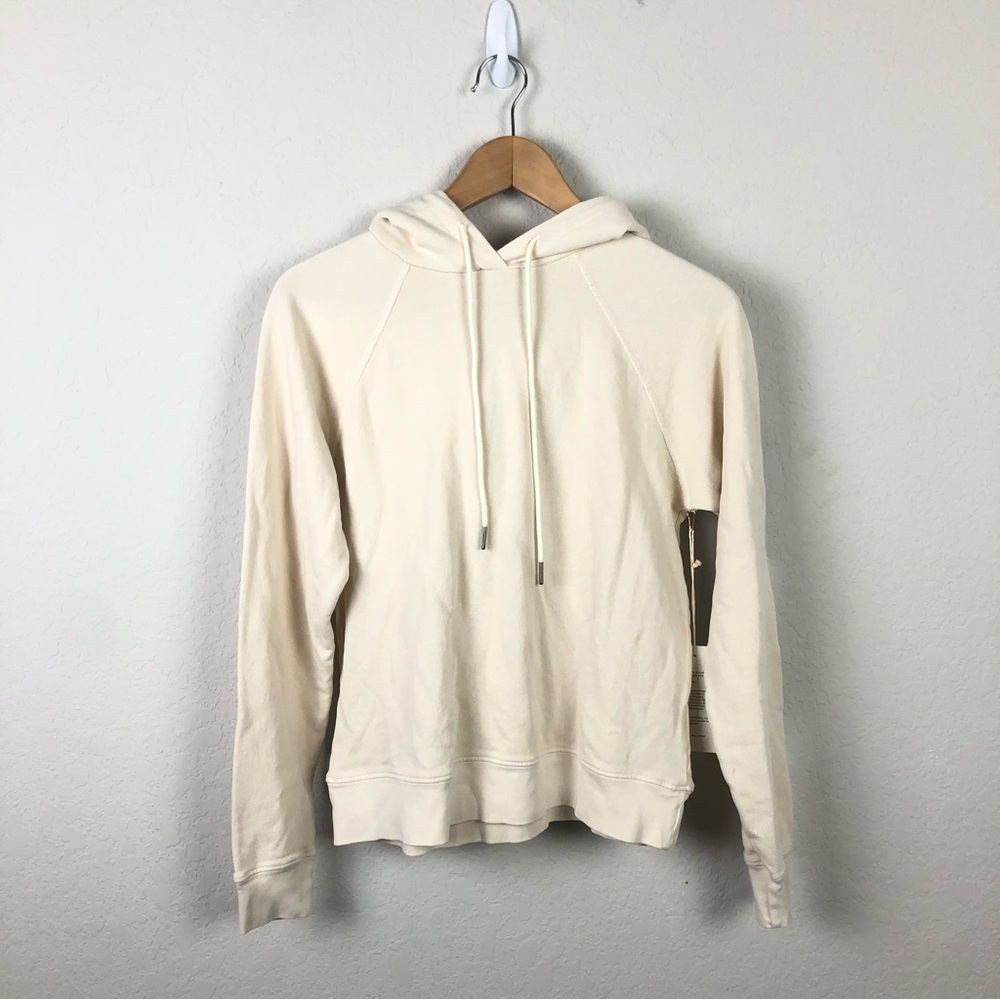 NEW NWT Mate The Label Sweatshirt Organic Terry Raglan Hoodie - Picture 3 of 10